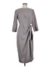 ASOS 100% Polyester Gray Casual Dress Size 6 - photo 1