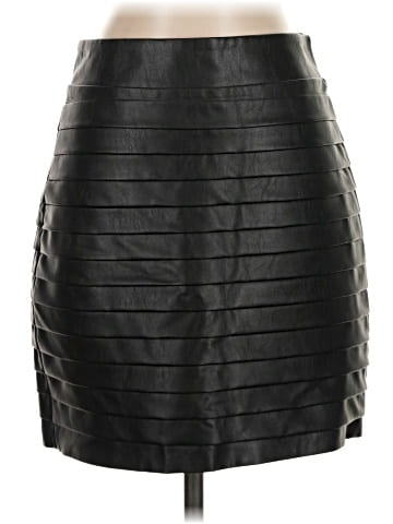 Majorelle Faux Leather Skirt (view 1)