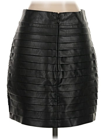 Majorelle Faux Leather Skirt (view 2)