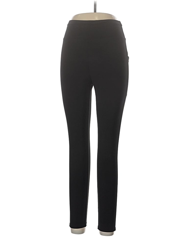 Pre-owned Pop Fit Active Pants In Black