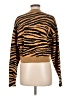 Proenza Schouler Animal Print Gold Pullover Sweater Size M - photo 2