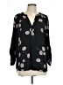 Daniel Rainn 100% Polyester Black 3/4 Sleeve Blouse Size XL - photo 1