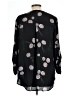 Daniel Rainn 100% Polyester Black 3/4 Sleeve Blouse Size XL - photo 2