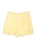 MNG Solid Yellow Shorts Size 4 - photo 1