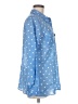 Talbots 100% Cotton Polka Dots Blue Long Sleeve Button-Down Shirt Size M - photo 4