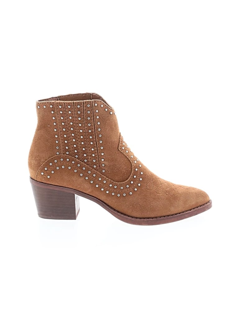 Pre-owned Dolce Vita Ankle Boots In Tan