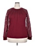 Automet Burgundy Long Sleeve Top Size XL - photo 1