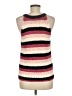 J.Crew Stripes Red Sweater Vest Size M - photo 2