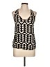 Ella Moss 100% Rayon Print Black Sleeveless Blouse Size L - photo 1