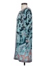 BCBGMAXAZRIA Paisley Teal Cocktail Dress Size S - photo 5