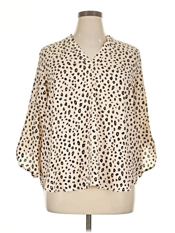 Lush 3/4 Sleeve Blouse (view 1)