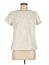 Leifsdottir 100% Polyester Ivory Short Sleeve Blouse Size M - photo 1
