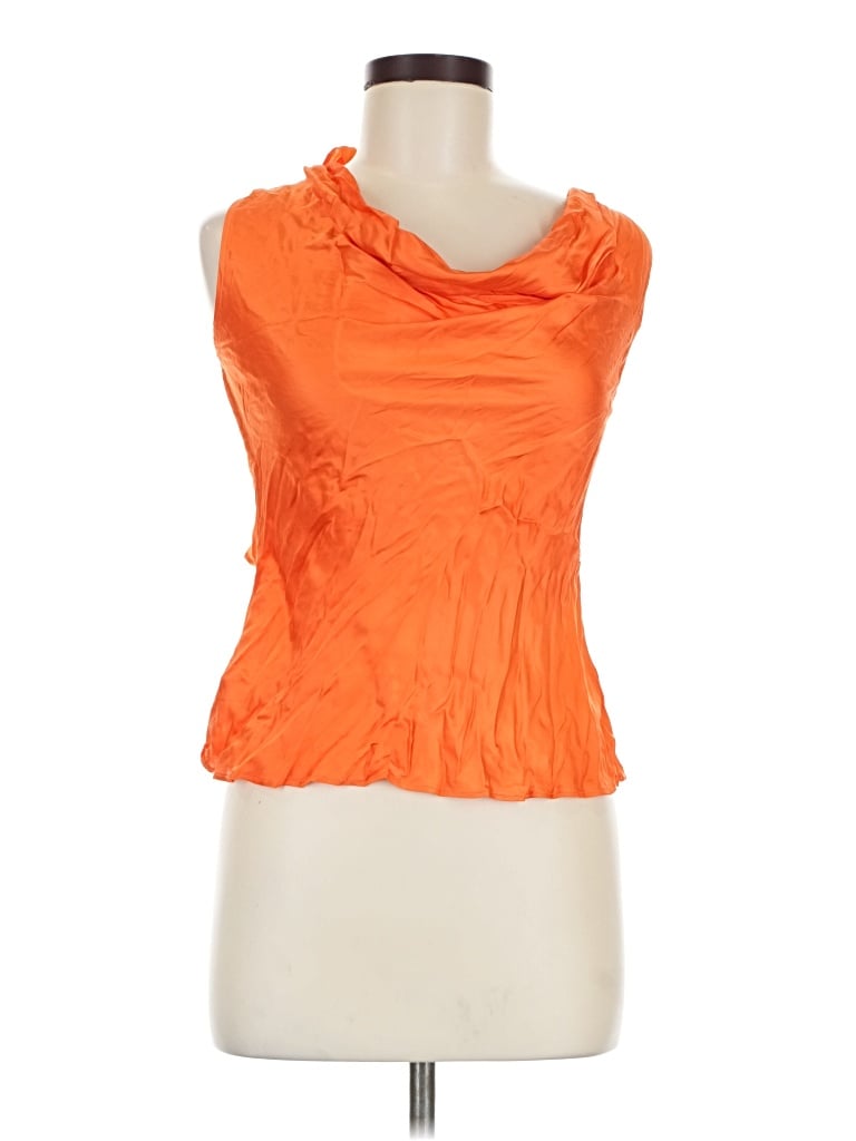 Pre-owned Astr Sleeveless Blouse In Orange