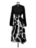 Unbranded 100% Polyester Graphic Black Casual Dress Size M - photo 2