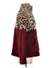Coeur De Vague 100% Polyester Animal Print Burgundy Pullover Sweater Size S - photo 4