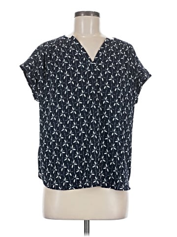 Ann Taylor LOFT Outlet Short Sleeve Blouse (view 1)