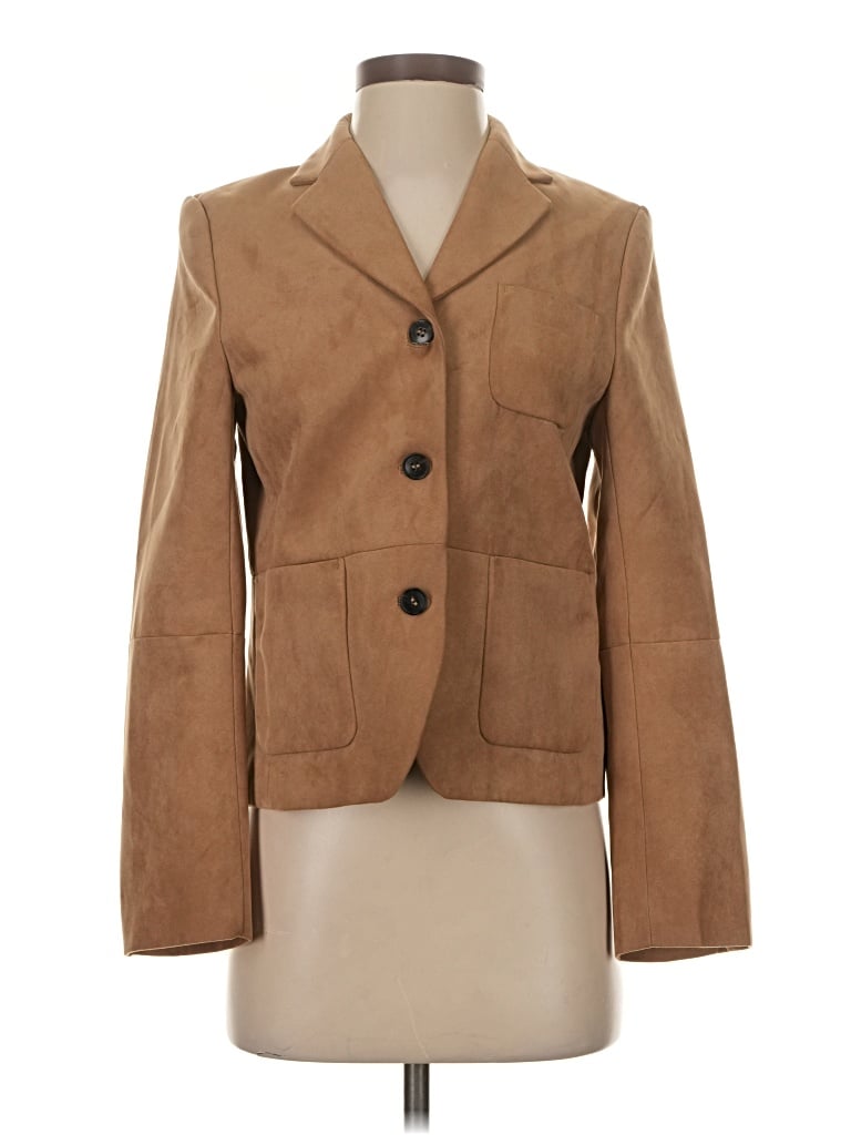 Click to view more detailed imagery on our partner's website Pre-owned H&m Blazer Jacket In Tan