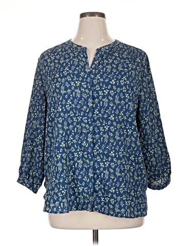 Jachs Girlfriend 3/4 Sleeve Blouse (view 1)