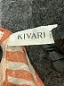Kivari 100% Linen Animal Print Orange 3/4 Sleeve Blouse Size 4 - photo 7
