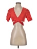 Zara Red Short Sleeve Top Size S - photo 1