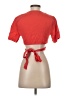 Zara Red Short Sleeve Top Size S - photo 2