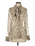 Zara Ivory Long Sleeve Blouse Size S - photo 1