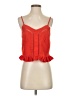 Lulus 100% Polyester Orange Sleeveless Blouse Size S - photo 1
