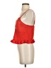 Lulus 100% Polyester Orange Sleeveless Blouse Size S - photo 5