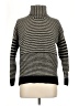 Scoop Stripes Black Turtleneck Sweater Size M - photo 1