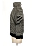 Scoop Stripes Black Turtleneck Sweater Size M - photo 5