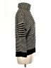 Scoop Stripes Black Turtleneck Sweater Size M - photo 4