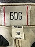 BDG 100% Cotton Yellow Denim Shorts Size 26 waist - photo 3