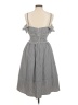 Unbranded Checkered-gingham Gray Cocktail Dress Size M - photo 2