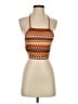 Shein 100% Polyester Orange Tank Top Size 2 - photo 1