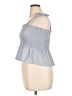 Paper Crane Gray Sleeveless Top Size XL - photo 5