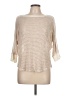 Splendid Metallic Tan Pullover Sweater Size L - photo 1