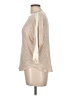 Splendid Metallic Tan Pullover Sweater Size L - photo 5