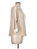 Splendid Metallic Tan Pullover Sweater Size L - photo 4