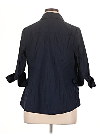 Lane Bryant 3/4 Sleeve Button-Down Shirt (view 2)