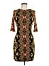 Alice + Olivia Print Black Cocktail Dress Size 6 - photo 1