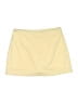 Unbranded 100% Polyester Solid Yellow Ivory Skort Size L - photo 1