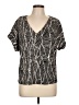MELLODAY Black Short Sleeve Blouse Size L - photo 1