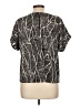MELLODAY Black Short Sleeve Blouse Size L - photo 2
