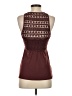 BCBGeneration Burgundy Sleeveless Blouse Size XS - photo 2