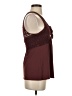 BCBGeneration Burgundy Sleeveless Blouse Size XS - photo 4