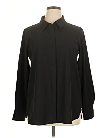 DKNY Long Sleeve Blouse (view 1)