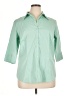 DressBarn Green 3/4 Sleeve Blouse Size 14 - photo 1