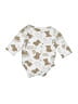 Hb 100% Cotton Print Ivory Long Sleeve Onesie Size 0-3 mo - photo 2