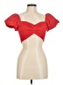Peixoto 100% Rayon Red Short Sleeve Top Size M - photo 1