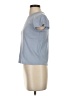 Splendid Blue Short Sleeve Top Size S - photo 5